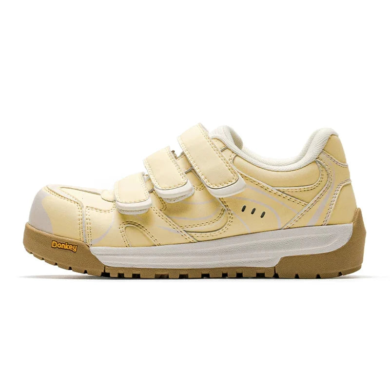 EuroPack Triple‑Strap Color Sneakers
