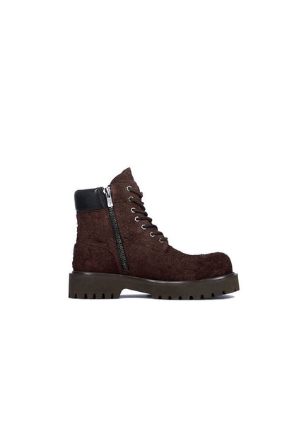 Destroyed Leather Work Boots