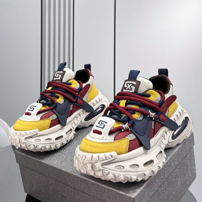 Damage Strap Air Sole Chunky Sole Sneakers WN24720