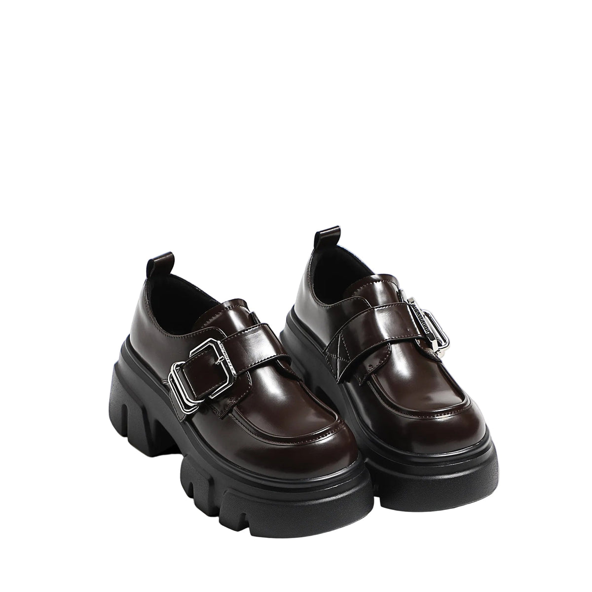 Strap Platform Loafers