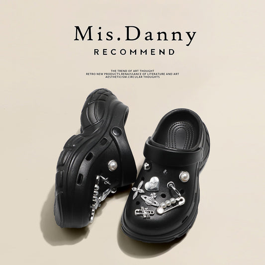 Soft Platform Height Increase Closed Toe Sandals