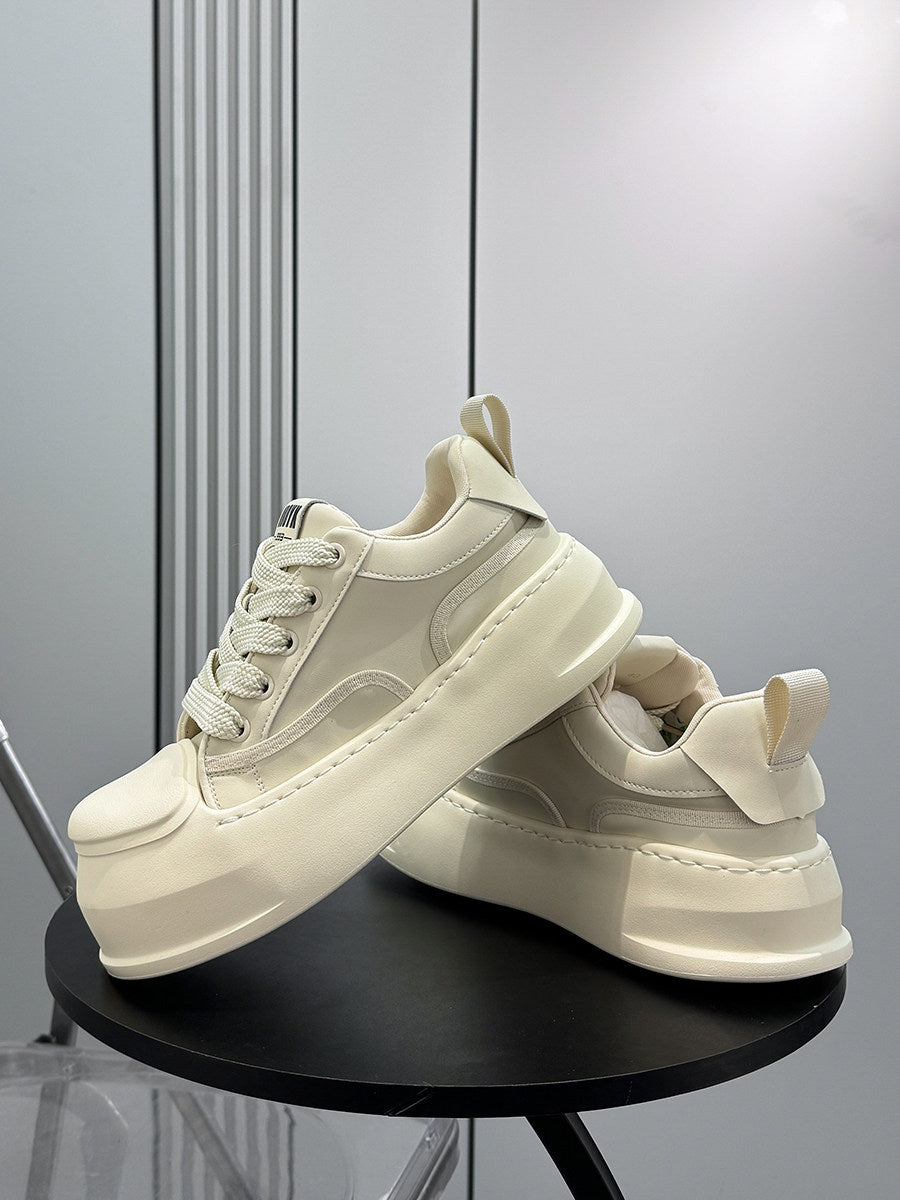 Rope Lace Platform Chunky Sole Sneakers