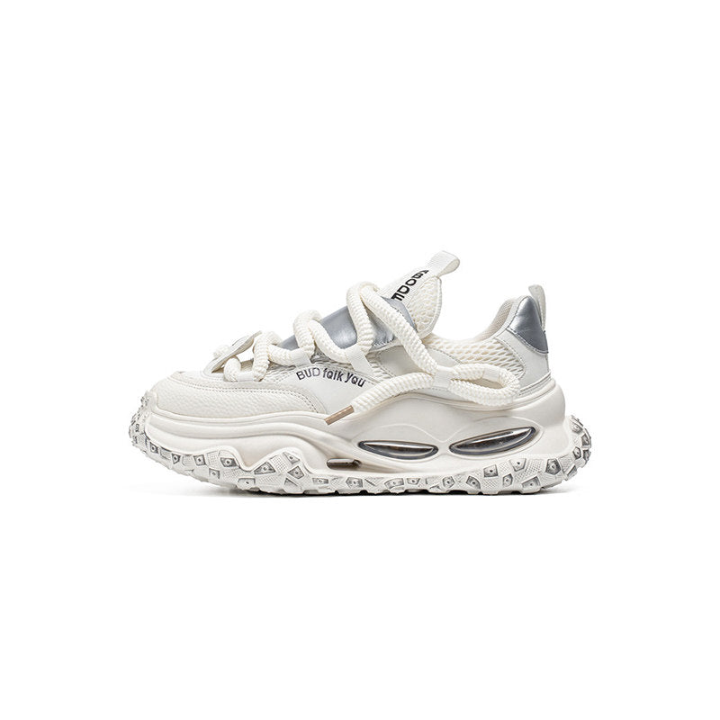 Platform Air-Window Lace-Up Chunky Sneakers