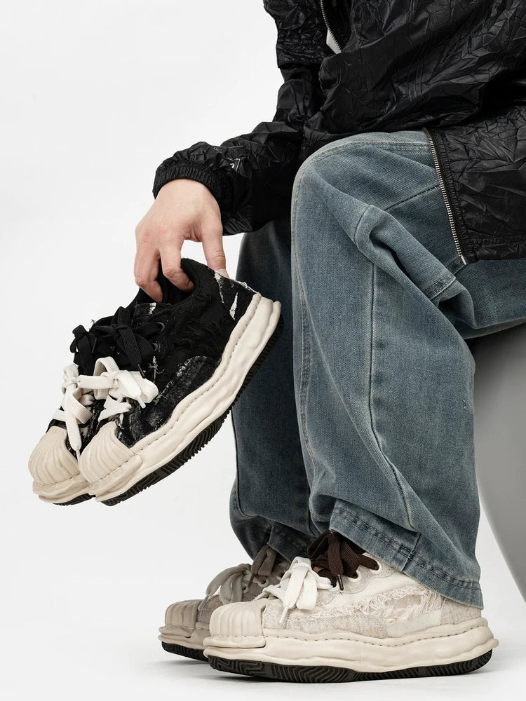 Ashen Rift Double-Lace Sneakers
