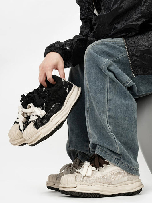 Ashen Rift Double-Lace Sneakers