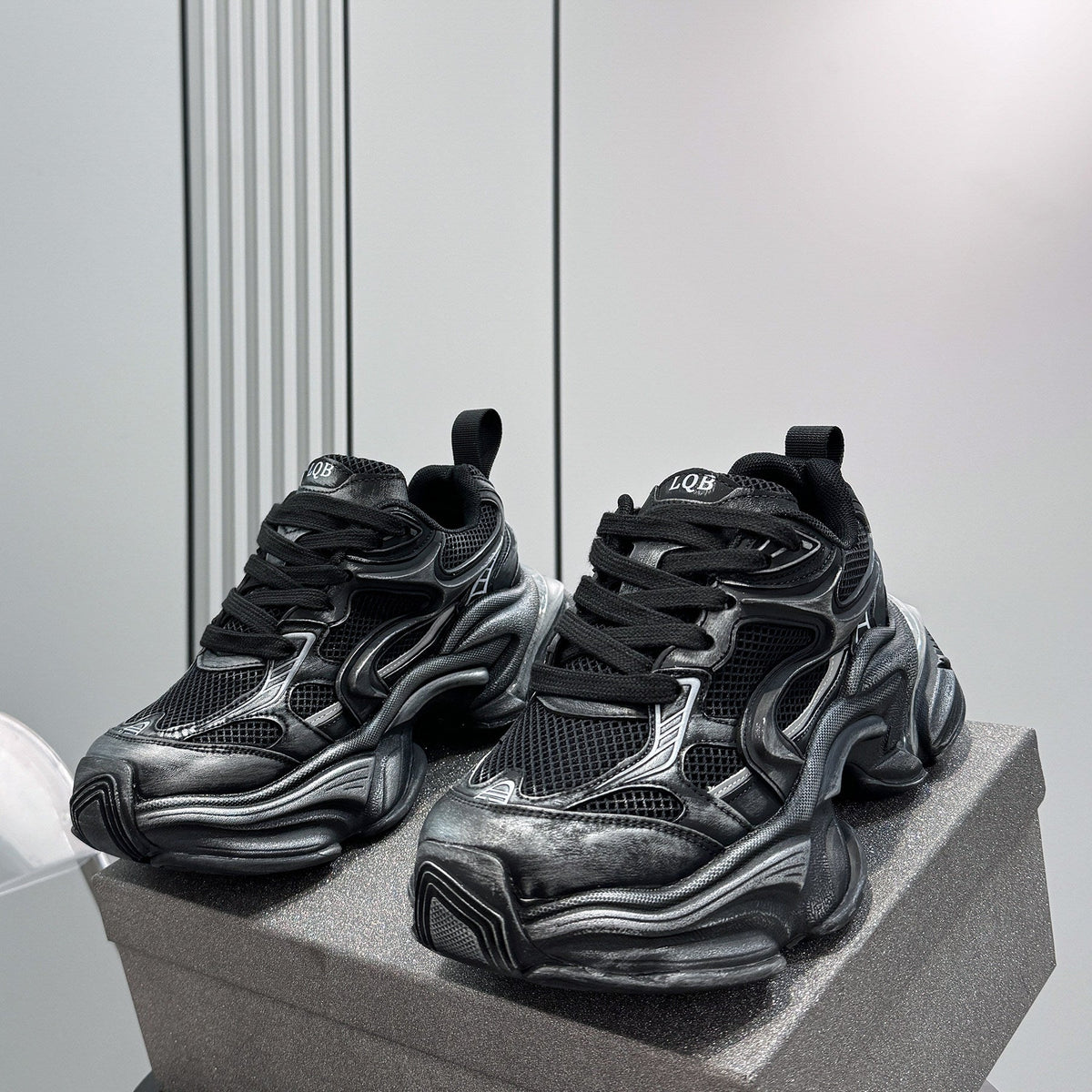 Thick-Soled Height-Increasing Dad Sneakers