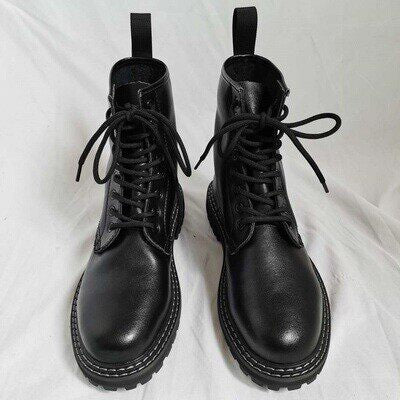 Lace-Up Ankle Boots