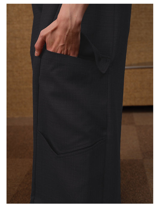 Side pocket casual pants