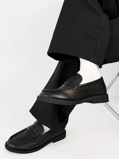 Soft Sole Design Leather Coin Loffer