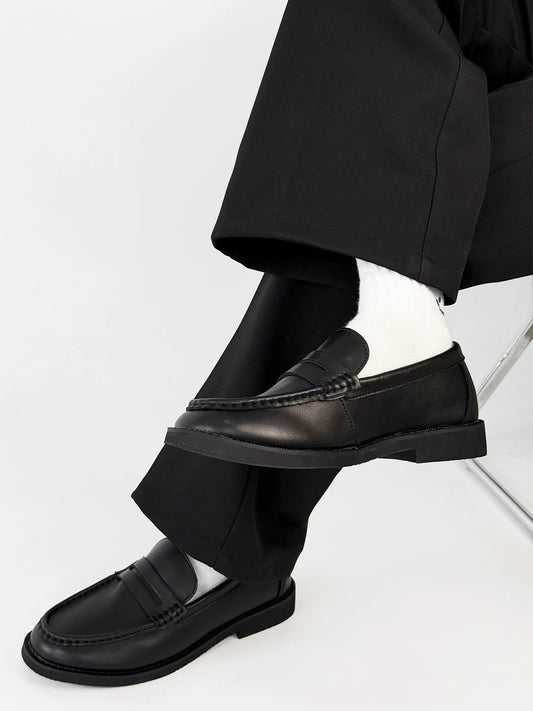 Soft Sole Design Leather Coin Loffer