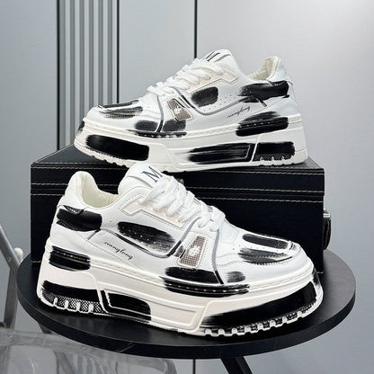 Chunky Platform Lace-Up Sneakers