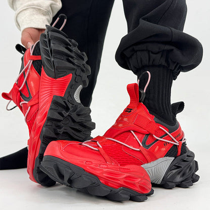 Chunky Sole Mesh Design Shoes