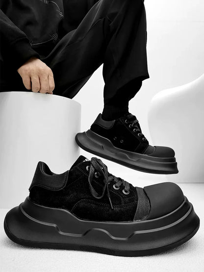 Obsidian Pulse Platform Sneakers