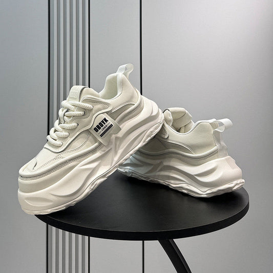 Platform Chunky Sole Lace-Up Sneakers WN24811