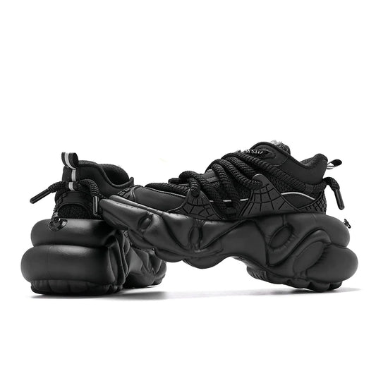 Mecha Chunky Sole Mesh Design Shoes