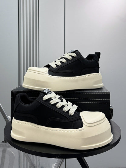 Rope Lace Platform Chunky Sole Sneakers