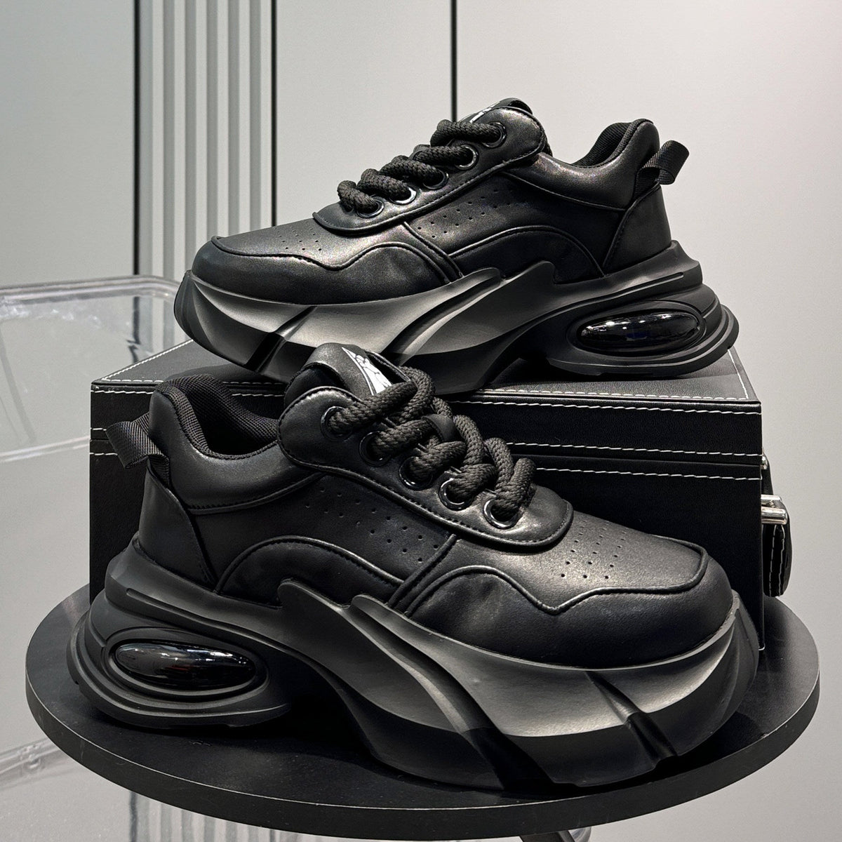 Air Cushion Platform Height-Increasing Dad Sneakers WN24773