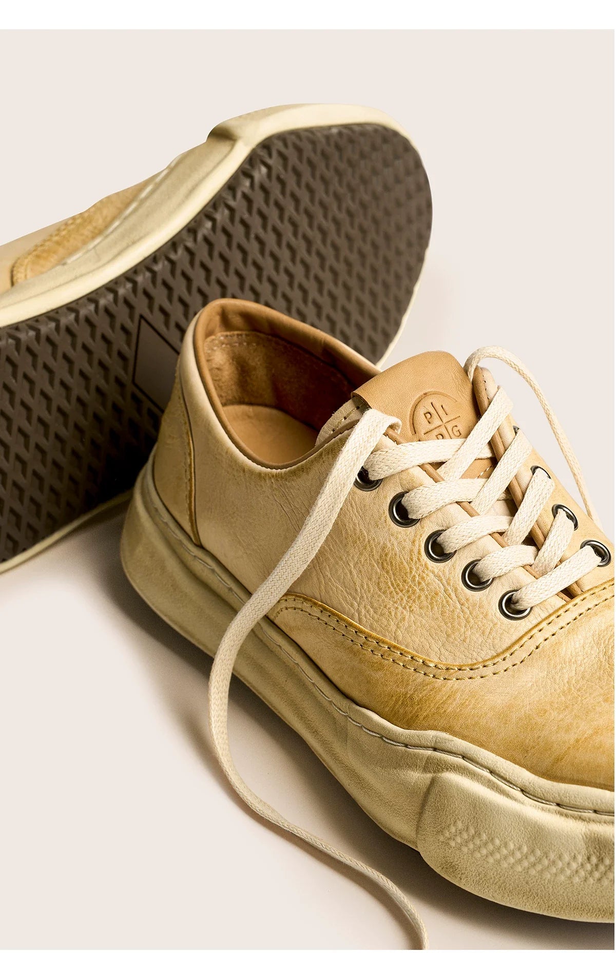 Distressed Washed Sneakers Retro Dissolved Shoes