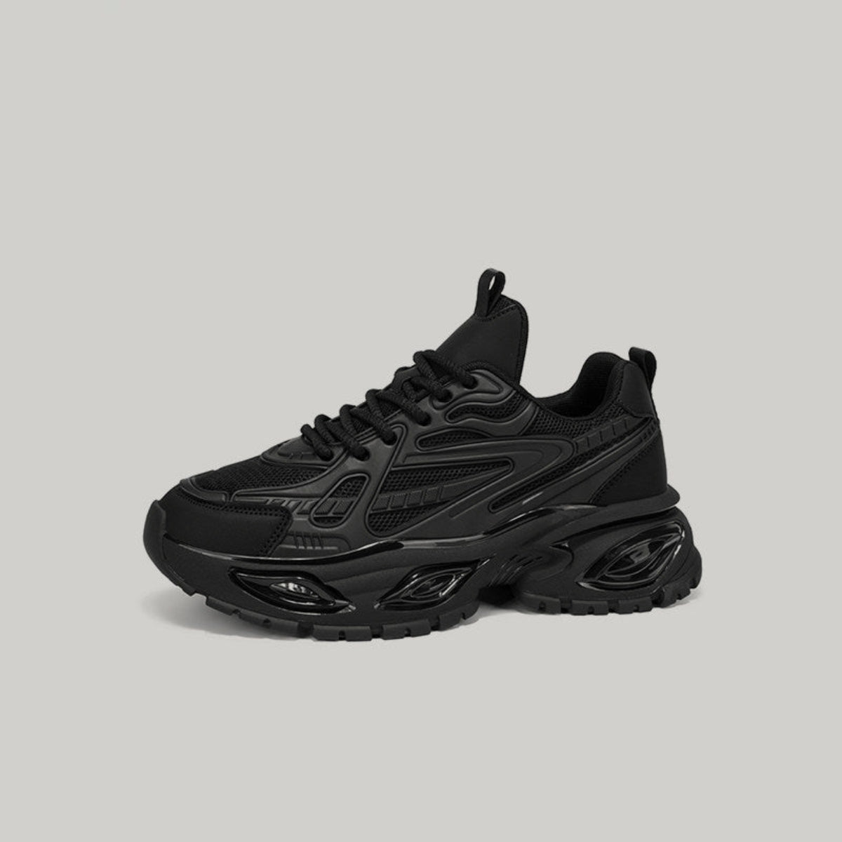 Air Cushion Chunky Sole Lace-Up Sneakers WN23475