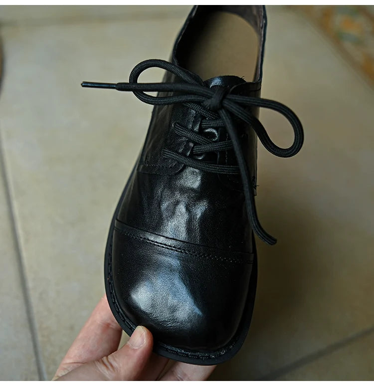 Obsidian Square Oxford Shoes