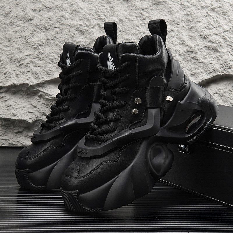 Strap Air Sole Platform Sneaker Boots