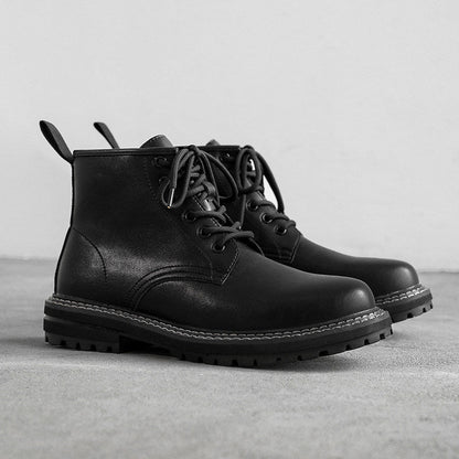 Lace-Up Ankle Boots