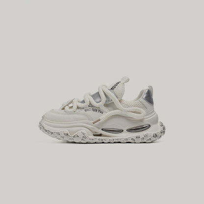 Platform Air-Window Lace-Up Chunky Sneakers