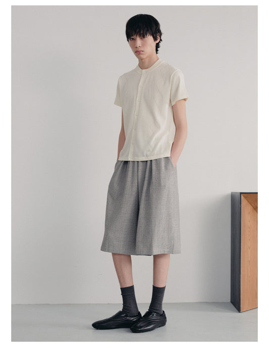 Bubble Pleats Shorts