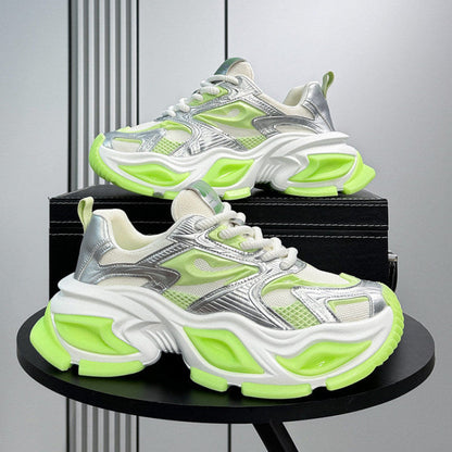 Breathable Platform Height-Increasing Dad Sneakers WN24734