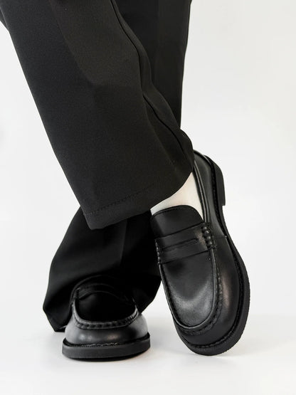 Soft Sole Design Leather Coin Loffer