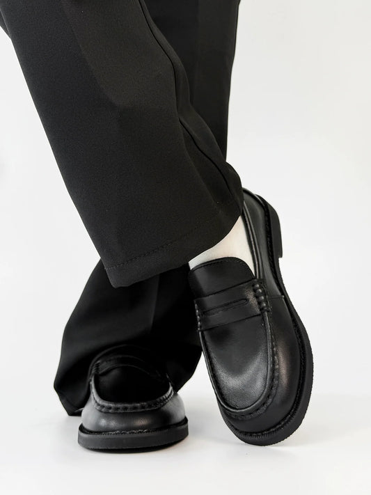 Soft Sole Design Leather Coin Loffer