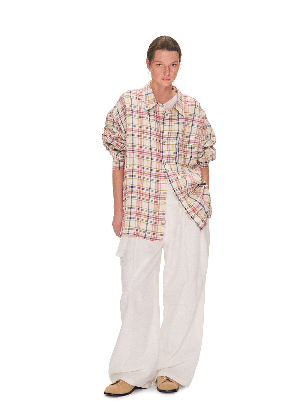 Checkered Linen Shirt