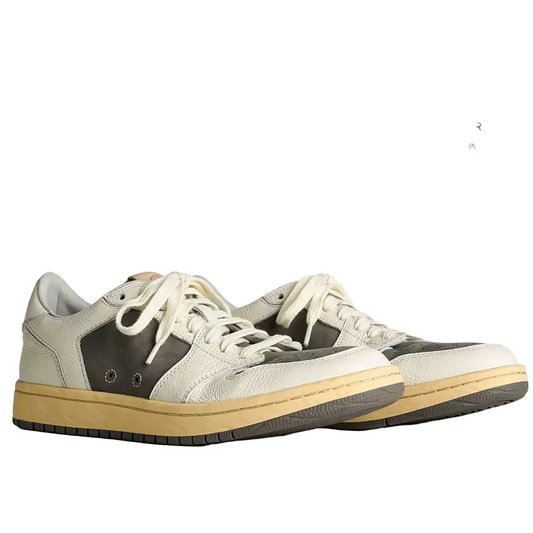 Vintage Court Cowhide Leather Sneakers