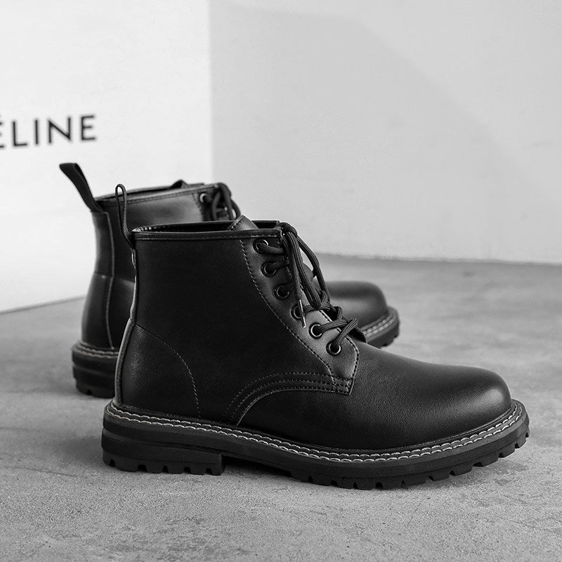 Lace-Up Ankle Boots