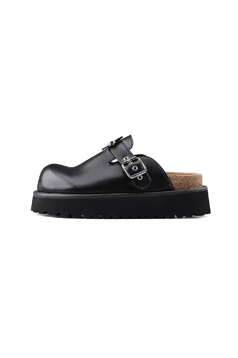 Chunky Star Buckle Clog Sandals - EU Only