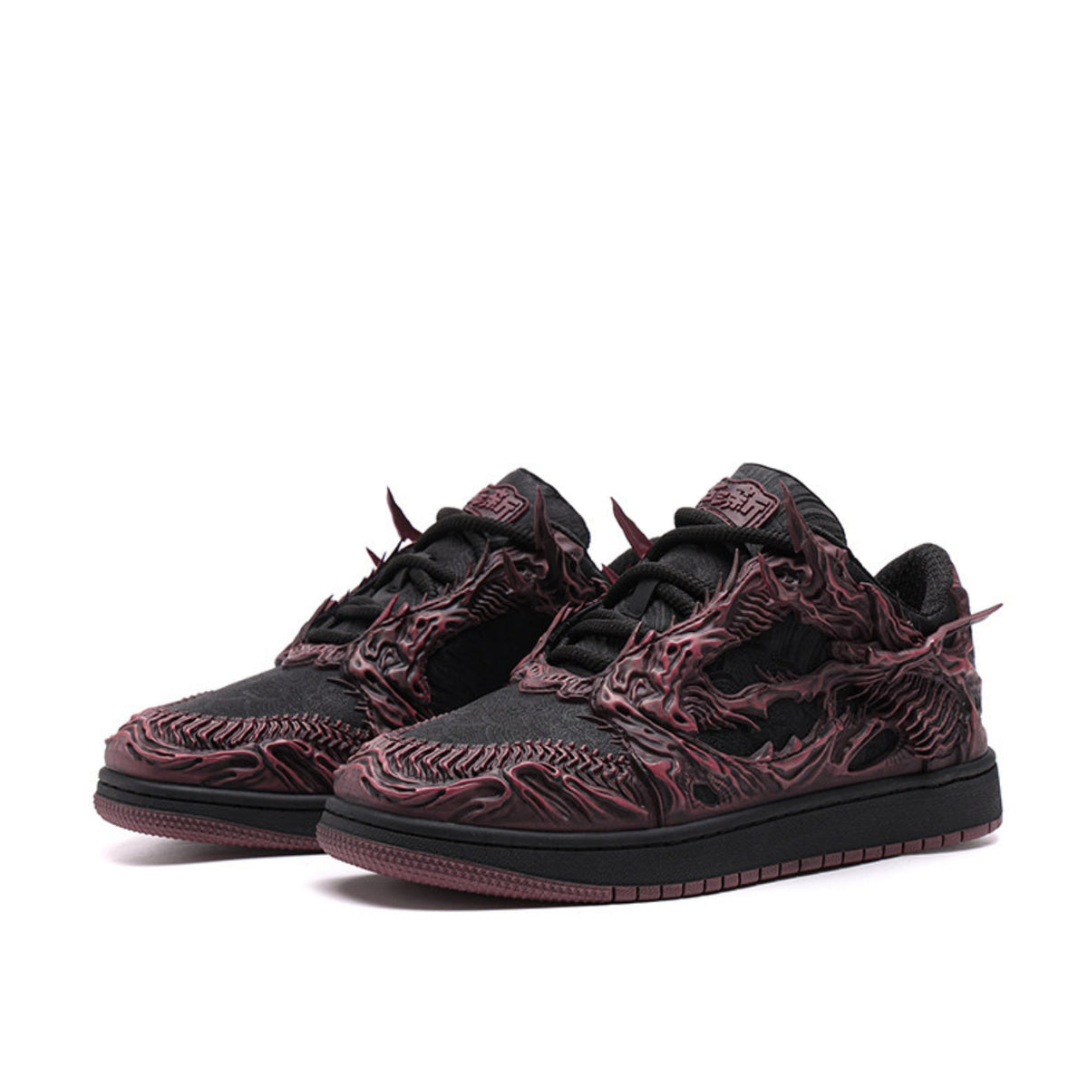 Red Devil Skate Lace-Up Sneakers