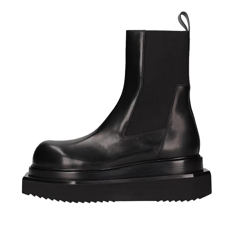 Round-Toe Short Boots