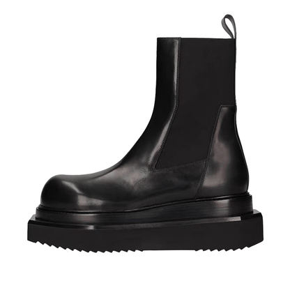 Round-Toe Short Boots