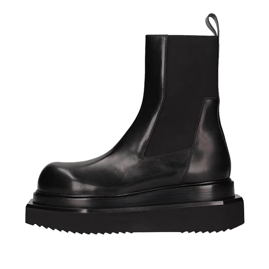 Round-Toe Short Boots