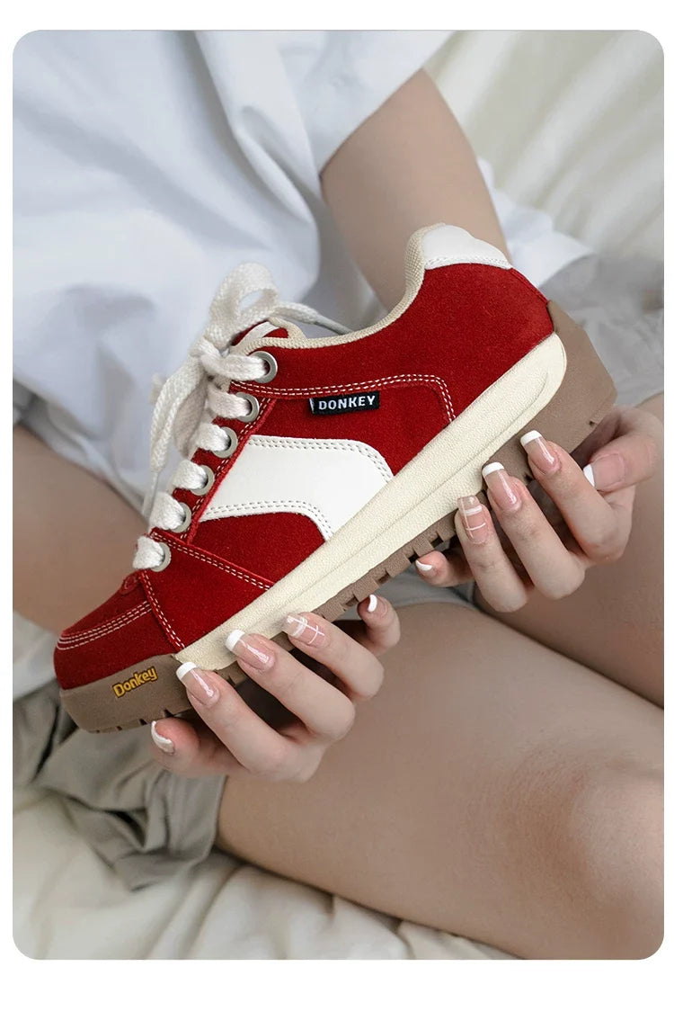 Crest Suede Court Sneakers