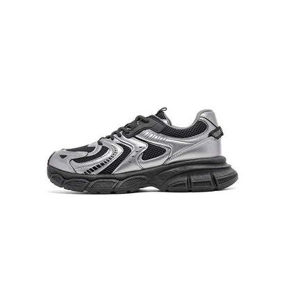 Breathable Mesh Platform Lace-Up Sneakers WN23515