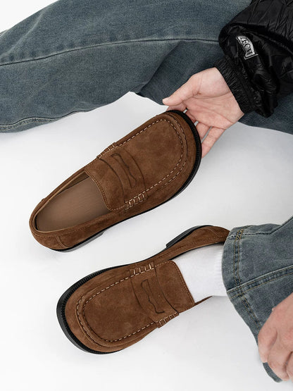 Chestnut Harbor Suede Loafers