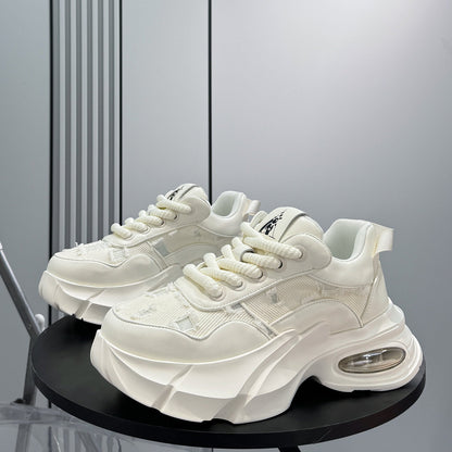 Breathable Air Cushion Platform Height-Increasing Dad Sneakers WN24778