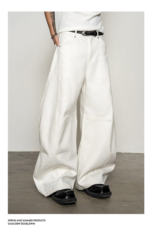 High-Waisted Casual Pants