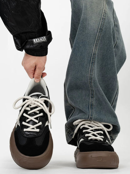 Sandstone Block Sole Sneakers