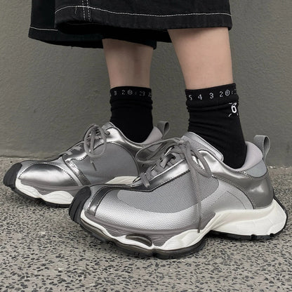Mesh Thick Sole Sporty Sneakers