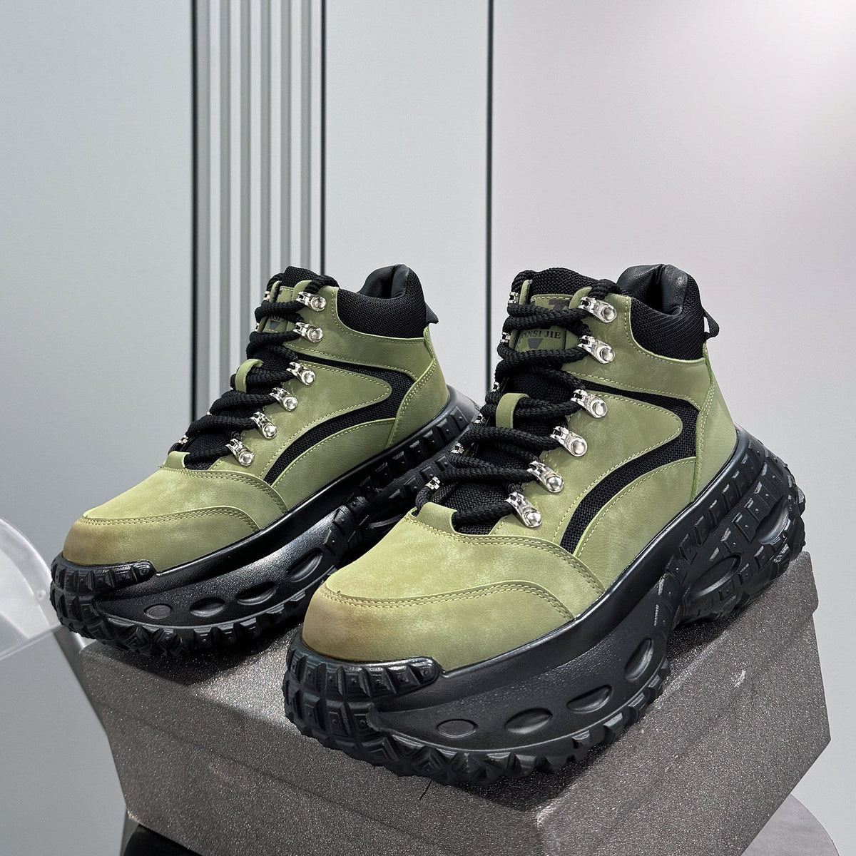 Chunky Platform Height Increase Boots