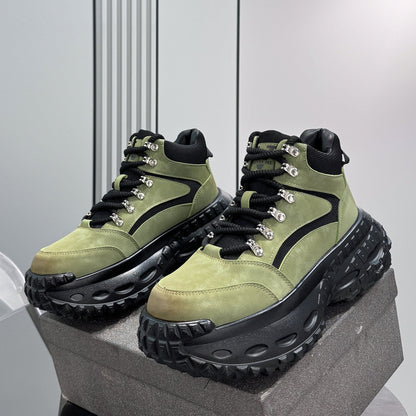 Chunky Platform Height Increase Boots