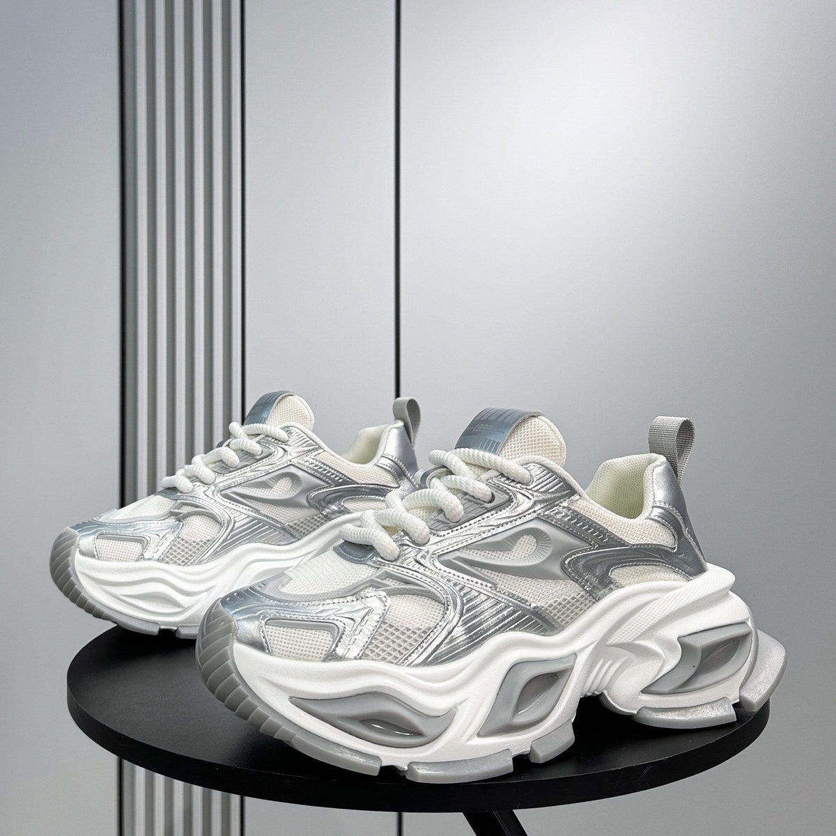 Breathable Platform Height-Increasing Dad Sneakers WN24734