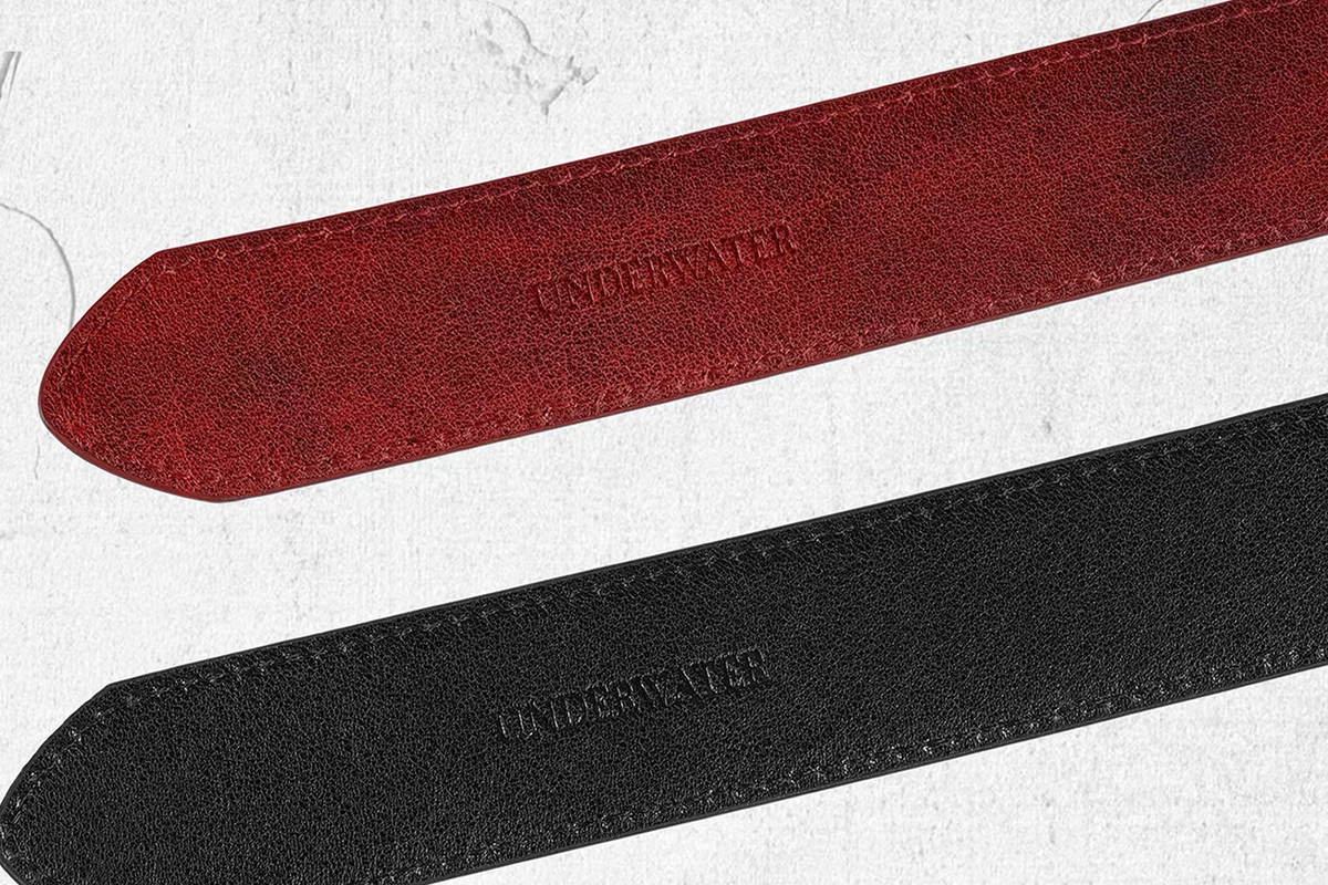 UNDERWATER Lucifer Buckle Calf Leather Belt
